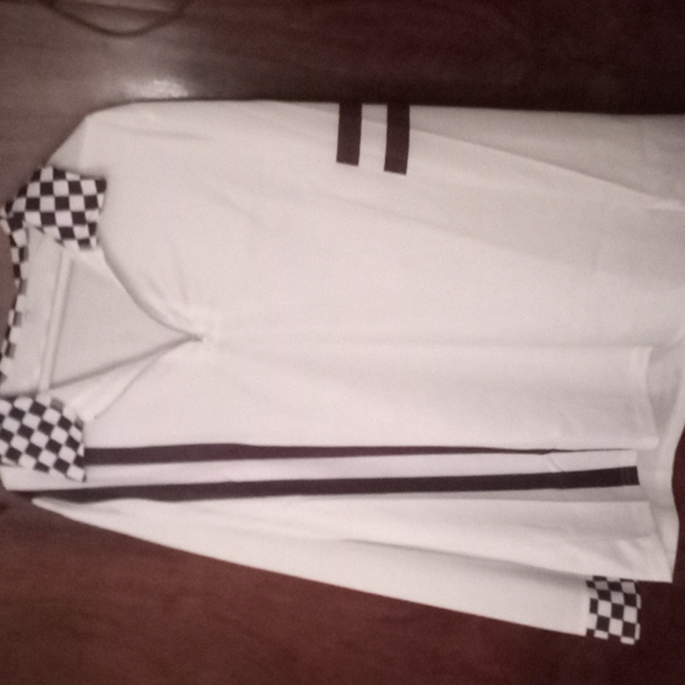 New Checkered flag or possibly Alabama shirt nylon size large